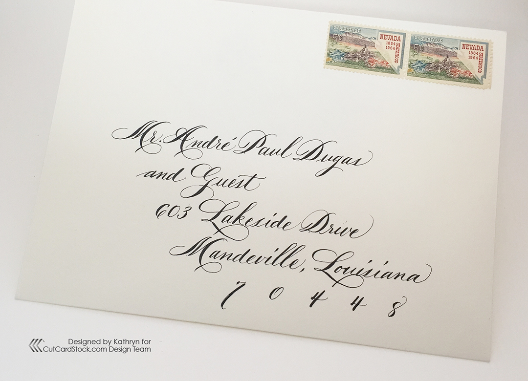 Envelope Addressing 101 - CutCardStock Blog