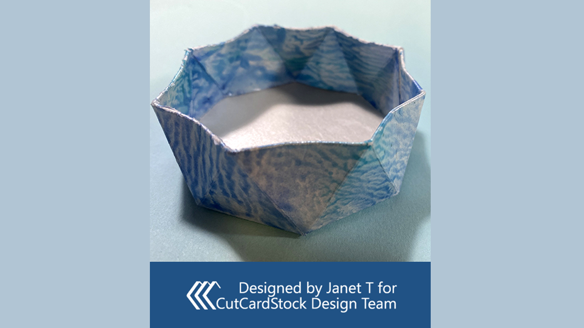 Paper Bowl CutCardStock Blog