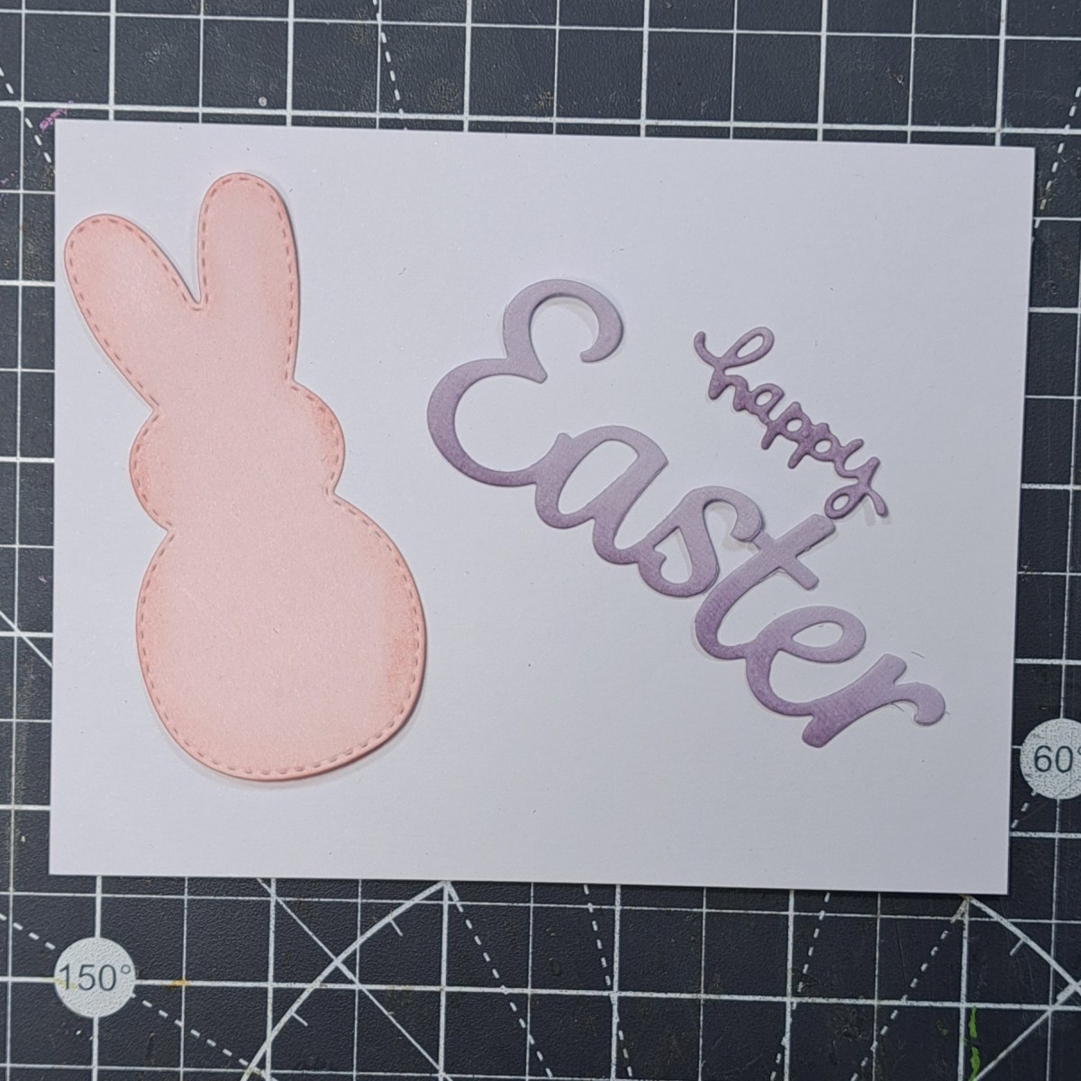 Quick and Easy Easter Card - CutCardStock Blog