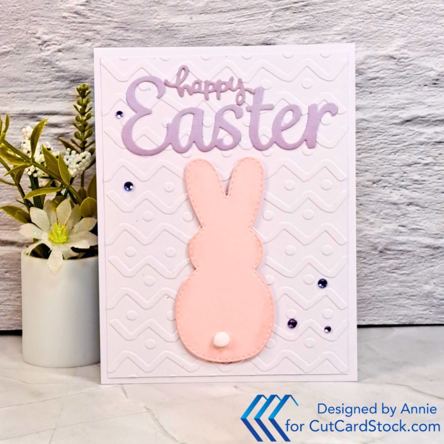 Quick and Easy Easter Card - CutCardStock Blog